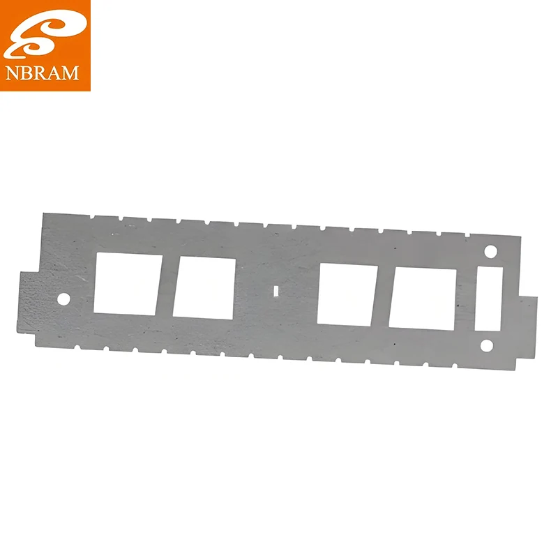 Sokongan mika yang dicap untuk elemen pemanasan